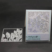 YINISE SCRAPBOOK Metal Cutting Dies For Scrapbooking Stencils LEAVES COVER DIY PAPER Album Cards Making Embossing Die CUT Cuts 2024 - buy cheap