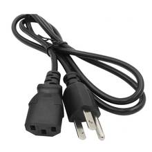 100pcs USA US AC Power Cord 3 Prong American IEC C13 Power Supply Lead Cable 1.2m Wires For DVD Router 2024 - buy cheap