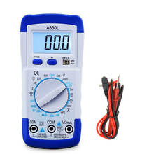 1PCS A830L LCD Digital Multimeter Portable DC   Diode Freguency Multitester Handheld  Tester Test  Ohmmeter 2024 - buy cheap