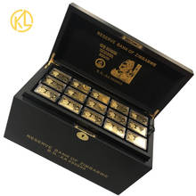 270pcs Zimbabwe Bar Gold plated One Hundred Quintillion Dollars With Nice Box and Certificates for nice collection 2024 - buy cheap