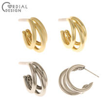 Cordial Design 50Pcs 20*22MM Jewelry Accessories/Hand Made/Hook Shapes/Earrings Stud/DIY Making/Jewelry Findings & Components 2024 - buy cheap