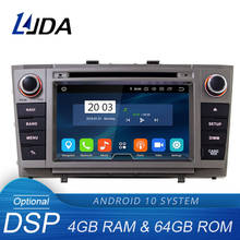 LJDA Android 10 Car DVD Player For Toyota Avensis T27 2008-2013 GPS Navigation Stereo 2 Din Car Radio 4G+64G Multimedia DSP IPS 2024 - buy cheap