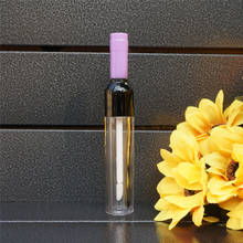 5ML 10/30/50pcs Empty Purple Plastic Lipgloss Bottle with Colored Cap, Wine Shape Creative Portable Lip Gloss Tube 2024 - buy cheap