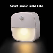 Luz LED nocturna con Sensor de movimiento PIR, lámpara de inducción Dual, recargable por USB, inalámbrica, para armario de pared, mesita de noche, escaleras, Baño 2024 - compra barato