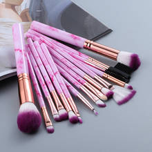 15/8pcs Marble Makeup Brushes Set Cosmetic Tools Foundation Eyebrow Comb Eyeshadow Eyelash Brush Professional Brochas Maquillaje 2024 - buy cheap