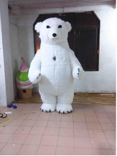 Хит 2019, надувной костюм белого медведя, одежда для костюмированной вечеринки, для рекламы, 3M, высота, на заказ, для взрослых, подходит для 1,7-1,8 м 2024 - купить недорого