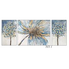 Myt dandelion flores imagens feito à mão de alta qualidade pintura a óleo em tela atacado pinturas abstratas paisagem exclusivas 2024 - compre barato
