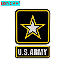 Dsycar 1 pçs metal exército 3d etiqueta do carro decalque cabeça fender lateral tronco traseiro emblema adesivo decalques 2024 - compre barato