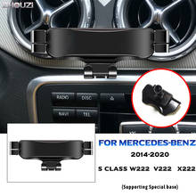 Soporte de teléfono móvil para coche, accesorio de navegación GPS, para Mercedes Benz V222 W222 X222 Clase S 2014-2020 2024 - compra barato