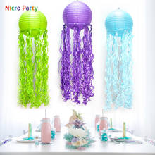 Nicro 3 pcs/set Jelly Fish Lanterns Kit Set Green Purple Blue Chinese Lantern Baby Shower Child Birthday Party Decoration #Lan19 2024 - buy cheap