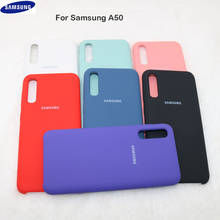 Funda de silicona líquida Original para Samsung Galaxy A50, funda protectora trasera sedosa y suave al tacto para Samsung A10, A30, A40, A50, A60, A70, A90 2024 - compra barato