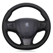 Steering Wheel Cover Artificial Leather For Citroen C3 C3-XR 2015-2019 C4 2016-2019 Peugeot 408 2014-2019 Traveller 2016-2019 2024 - buy cheap