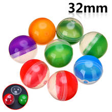 10pcs/pack Mix Color Toy Capsules Vending Machine Empty Round Toy PP Ball Capsules 1.2" 32mm Diameter Gift Children 2024 - buy cheap