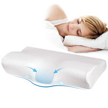 Butterfly Memory Foam Pillow Neck Pillow Cervical Spine Orthopedic Pillow Healthcare Neck For Imporving Sleeping Pillow Cushion 2024 - buy cheap