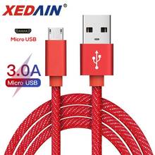 Micro USB Cable 3A Fast Charging Micro USB Cable For Samsung Xiaomi Huawei Data Wire Cord Android Fast Mobile Phone Cable 2024 - buy cheap