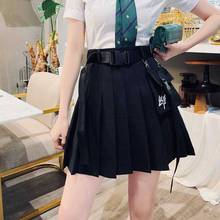 NiceMix Harajuku Dark Pleated Skirts Women Pocket High Waist Retro Mini Skirts 2020 New Fashion Streetwear Summer Female Skirts 2024 - buy cheap
