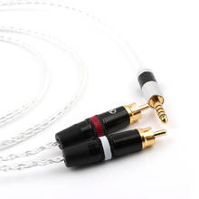 Cable auxiliar de 2,5mm TRRS/4,4mm, macho equilibrado de 3,5mm, conector Jack a RCA, Cable plateado de 8x1,0mm, amplificador de auriculares 2024 - compra barato