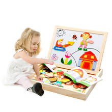 1 комплект, детская деревянная игрушка-головоломка для малышей, развивающая головоломка, развивающая детская игрушка для детей, игра, мультяшное животное, подарок, 3 года 2024 - купить недорого