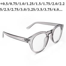 Cubojue Oval Reading Glasses 1.25 1.75 1.5 1.0 Male Women Transparent Eyeglasses Frames Presbyopia Lens +2.5 2.25 2.75 3.75 2024 - buy cheap