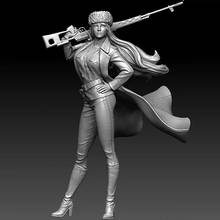 1/35 Scale Unpainted Resin Figure Lucy Russian sniper 2024 - buy cheap