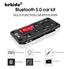 Kit de Audio con Bluetooth para coche, módulo de Radio FM, tarjeta decodificadora WMA, reproductor MP3, grabación, USB, TF, 5V, 12V 2024 - compra barato