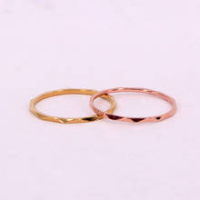 Anel pequeno de aço inoxidável, anel requintado de 1mm de largura para mulheres e homens, cor prata/ouro rosa kk008 2024 - compre barato