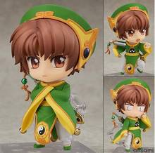 Captor de cartas de 10cm, boneco de pvc com desenhos animados, modelo de ação 763 de personagem sakura syaoran 2024 - compre barato