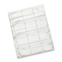 Lot of 10 Pages 12 Pockets Coin Capsules Case  Album Pages Sheets 2024 - buy cheap