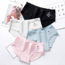 Women Seamless Briefs Sexy Lace Panties Underwear High Elastic Waist Lingerie Intimates 2024 - buy cheap
