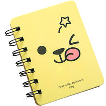 A7 Mini notebook cartoon Kawaii notebook 80 page notepad diary cute pocket small portable notebook school supply stationery new 2024 - buy cheap