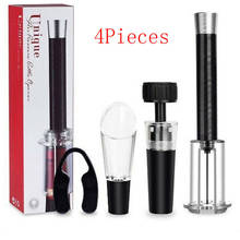 4Pcs Red Wine Bottle Opener Cork Remover Air Pump Pressure Corkscrew Tools Kitchen Tools Useful 2024 - buy cheap