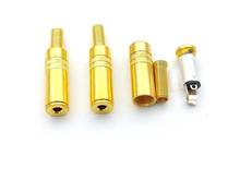 50pcs Gold plate 1/8 3.5mm Jack Stereo Female Inline Socket Solder Connector 2024 - buy cheap