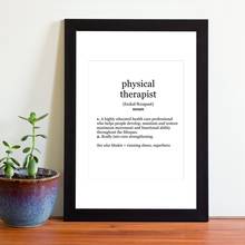 Physical Therapist Definition Art Print Gifts Black and White Canvas Poster Minimalist Wall Art Canvas Painting Picture Office D 2024 - buy cheap