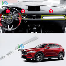 For Mazda CX5 CX-5 CX 5 2017 2018 2019 accessories car dashboard Central control trim cover ABS chrome Interior Mouldings 2024 - buy cheap