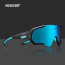 Kdeam-óculos de sol polarizados masculinos, óculos de alta qualidade, estilo esportivo, leve, tr90, lentes tac 2024 - compre barato