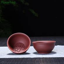 Purple Clay Ceramic Porcelain Kung Fu Tea Cup Teaware Kung Fu Tea Set Chinese Tea Set Tea Cup Set Kungfu Tea Set Tea Set Cup 2024 - buy cheap