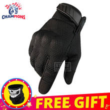 Men's Motorcycle Gloves Breathable Motocross Off Road Riding Guantes Moto Biker Touch Screen Motocross Gloves For Winter Black 2024 - buy cheap