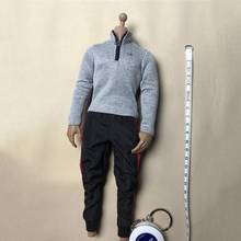 1/6 Scale Male Hoodies Tracksuit Outerwear Male Coats Zipper Sports Hoodies Sweatshirts for 12" Action Figures Body 2024 - buy cheap