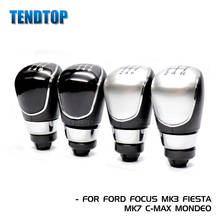 Manija de cambio de velocidad para coche, perilla de palanca de cambios para Ford Focus 2 MK2 5/6-2005/c-max 2011-2007/Fiesta 2008-2012 Kuga, 2010 2024 - compra barato