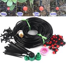 NNW 5M~40M DIY Drip Irrigation System Automatic Watering System Garden Hose Micro Drip Garden Watering Kits Adjustable Drippers 2024 - buy cheap