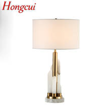 Hongcui-Luz LED decorativa para mesita de noche, lámpara de escritorio de diseño de lujo para el hogar, para vestíbulo, sala de estar, oficina y dormitorio, contemporáneo 2024 - compra barato