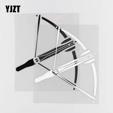 YJZT 15.1CM*18.1CM Crossbow Creative Personality Pattern Vinyl Decal Decoration Car Sticker 1A-0318 2024 - buy cheap