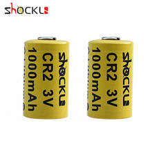 Bateria de lítio 3v shockli cr2 2 1000mah cr15266, bateria cr15270 para lanterna de monitor de bebê para golf timer 2024 - compre barato