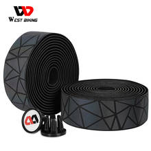 WEST BIKING 1 Pair Anti-slip Bike Handlebar Tape 215 cm Length Soft PU EVA Bicycle Handlebar Strap Road Bike Hand Bar Grip Tape 2024 - buy cheap