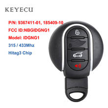 Keyecu Original Smart Remote Key Fob 4 Buttons 315/434MHz for BMW Mini Copper 2015 2016 2017 2018, FCC ID: NBGIDGNG1 2024 - buy cheap