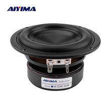 AIYIMA 1Pc 4 Inch Woofer Audio Waterproof Speaker Bass Hifi Sound Music Subwoofer Altavoz 4 8 Ohm 100W Home Theater Loudspeaker 2024 - buy cheap