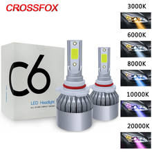 CROSSFOX Auto 6000K 880 LED H4 H1 H3 H8 H9 H11 12000K 9005 HB3 9006 HB4 H7 LED 9004 9007 H13 Headlight Bulbs Car Light Lamp 12V 2024 - buy cheap