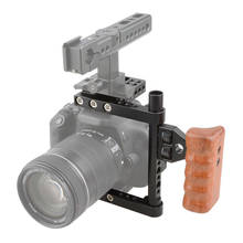 Камера CAMVATE с деревянной ручкой (слева) для Canon 50D/40D/30D/6D/7D /7D Mark11/5D Mark11/ Nikon D800/D7000/D7100/ Sony A99 2024 - купить недорого