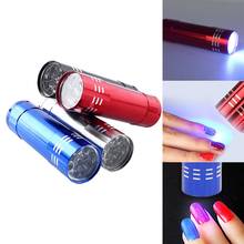 Nail Dryer Mini 9 LED Flashlight 1 pcs UV Lamp Portable For Nail Gel Fast Dryer Cure Nail Dryers Nail Gel Manicure Tool #82191 2024 - buy cheap