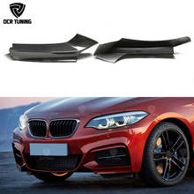 Kit de fibra de carbono m-tech para BMW, divisores delanteros de 2014 en adelante, para BMW Serie 2, F22, M235i, M240i 2024 - compra barato